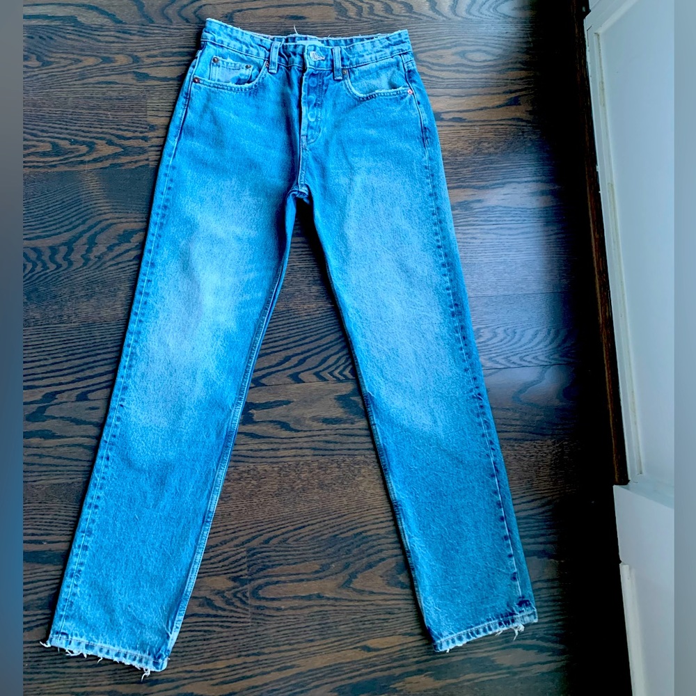 Zara hi waist baggy straights size 4